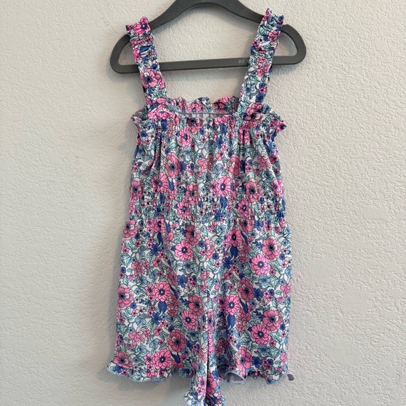 Bundle of btween Periwinkle Eyelet and Multi Floral Ropers. Size 6X. - Picture 12 of 13